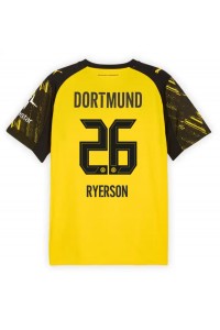 Borussia Dortmund Julian Ryerson #26 Voetbaltruitje Thuis tenue 2025-26 Korte Mouw